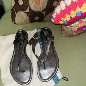 Tory Burch Metallic Sandals